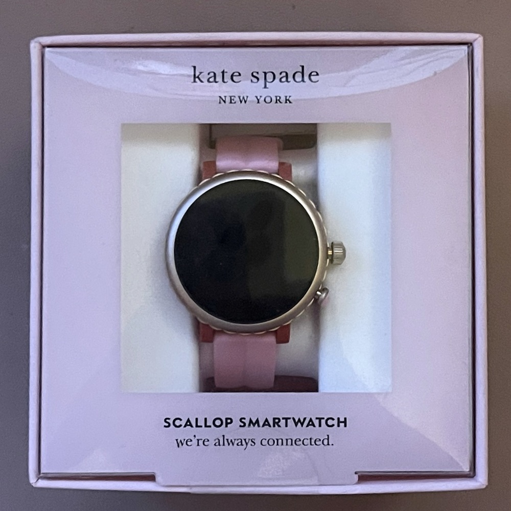 Kate Spade rose gold scallop smartwatch